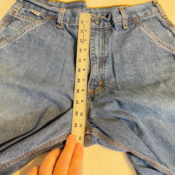 Carhartt FR Denim Jeans Men's 34w x 32L Flame Resistant FRB13 DNM Blue Utility - Picture 9 of 16